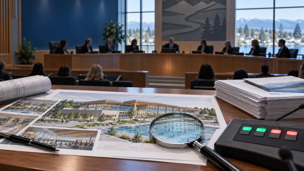 council, rec centre plans, a vote on the table
