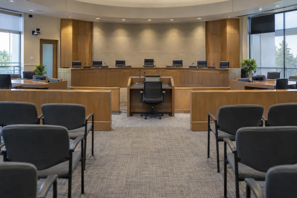 representing a municipal council chamber
